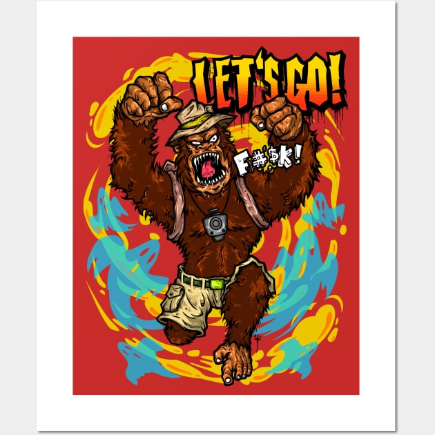 Let's go, let's go! Wall Art by DesecrateART